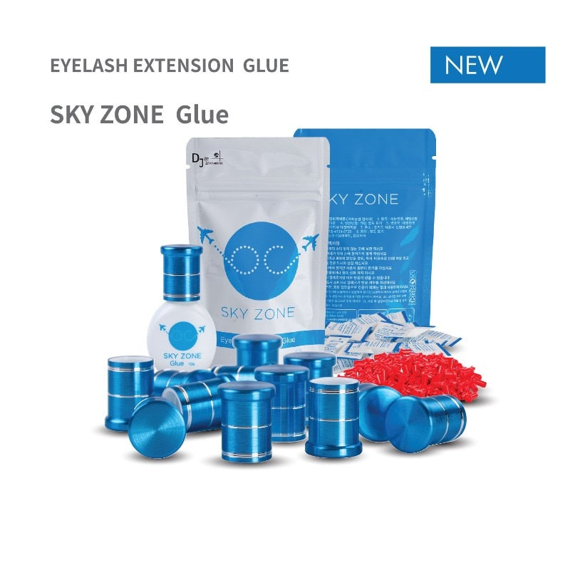 Cola Alongamento Cílios Sky Zone 5ml Ultra Rápida Magic Pack